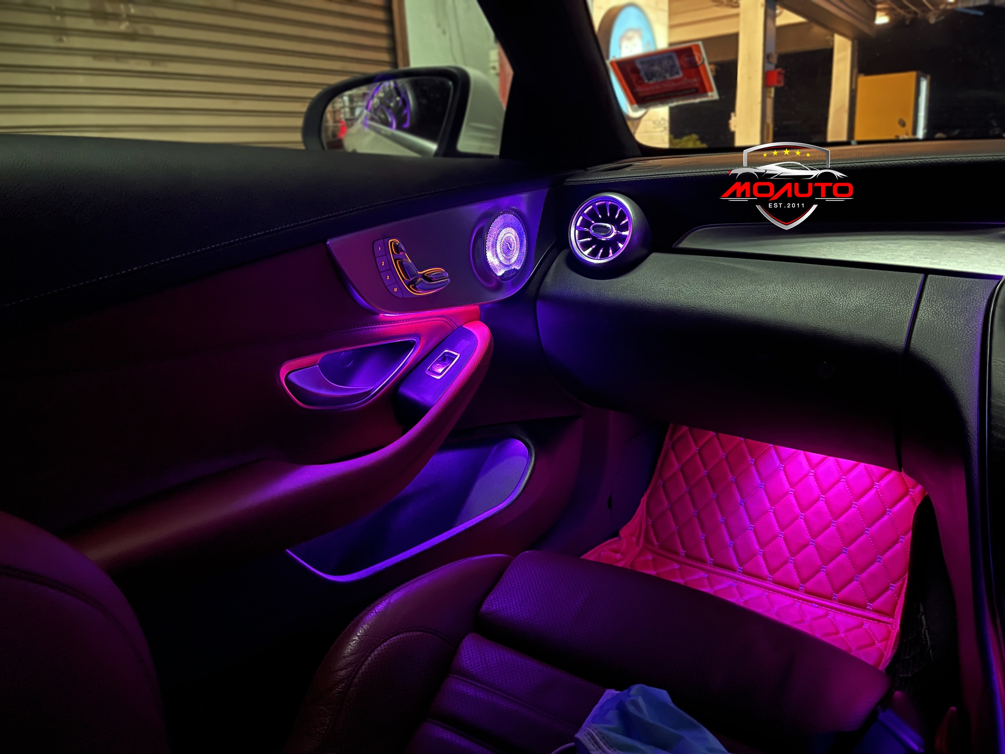 ฝาครอบลำโพงแผงข้างประตู AMBIENT LIGHT - C200 C250 W205