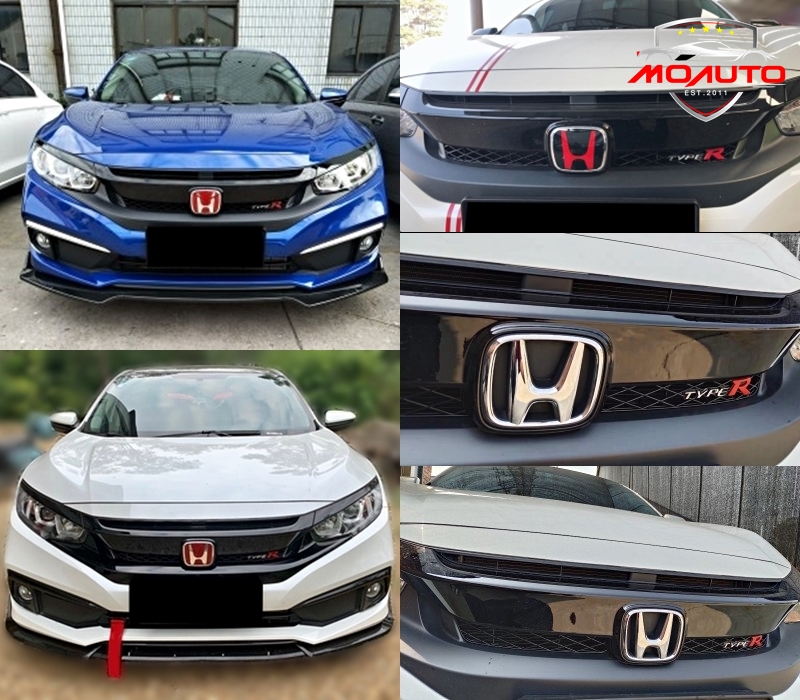 แผงปิดช่องกระจังหน้าทรง TYPE-R สำหรับ CIVIC FC MC