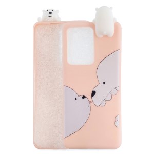 Case Huawei P40 Pro / Pre-order * 3D Doll Decor ลวดลาย TPU ตุ๊กตา 3 มิติน่ารักและน่ารัก *