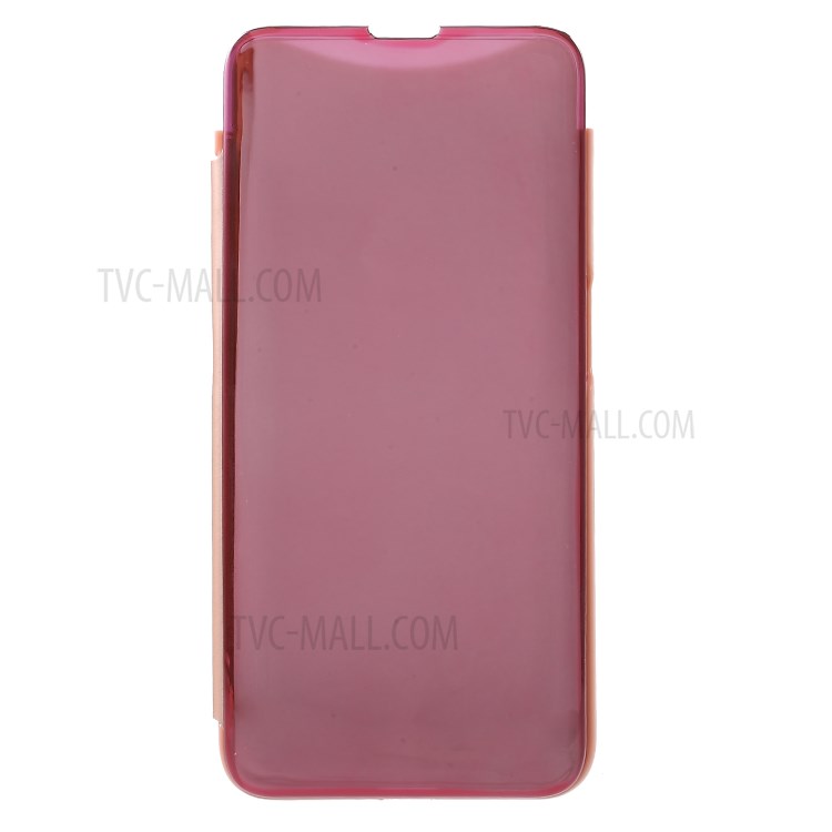 Case OPOP Find X / Pre-Order * เคสดูหน้าต่างกระจกเงาชุบ ผลิตจากวัสดุหนัง PC + PU *