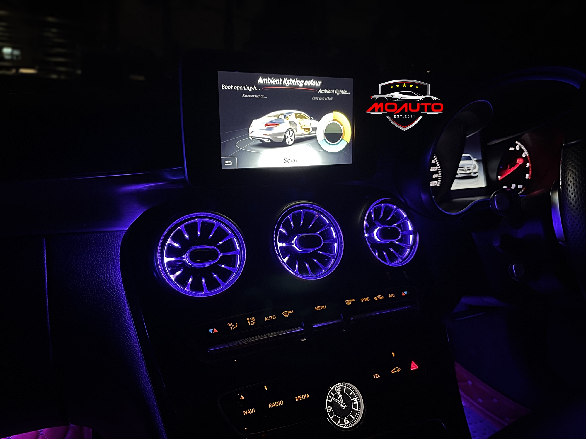 ไฟช่องแอร์ AMBIENT LIGHT AIR VENT - W205