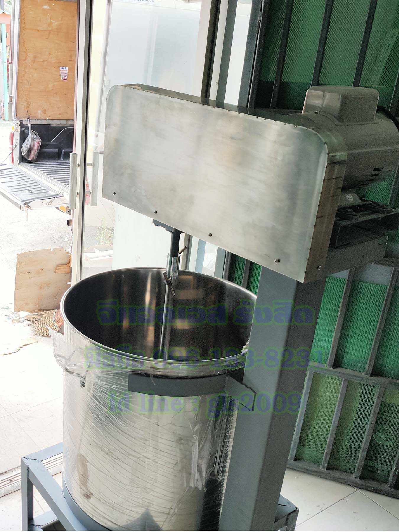 เครื่องผสมของเหลว100ลิตร1แรง