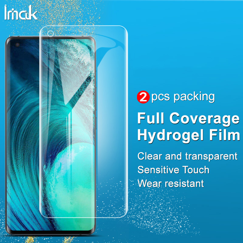 ฟิล์มกันรอย Vivo X50 Pro / Pre-Order * IMAK 2 ชิ้น / เซ็ต Soft Clear Hydrogel Film III Full แบบใส *