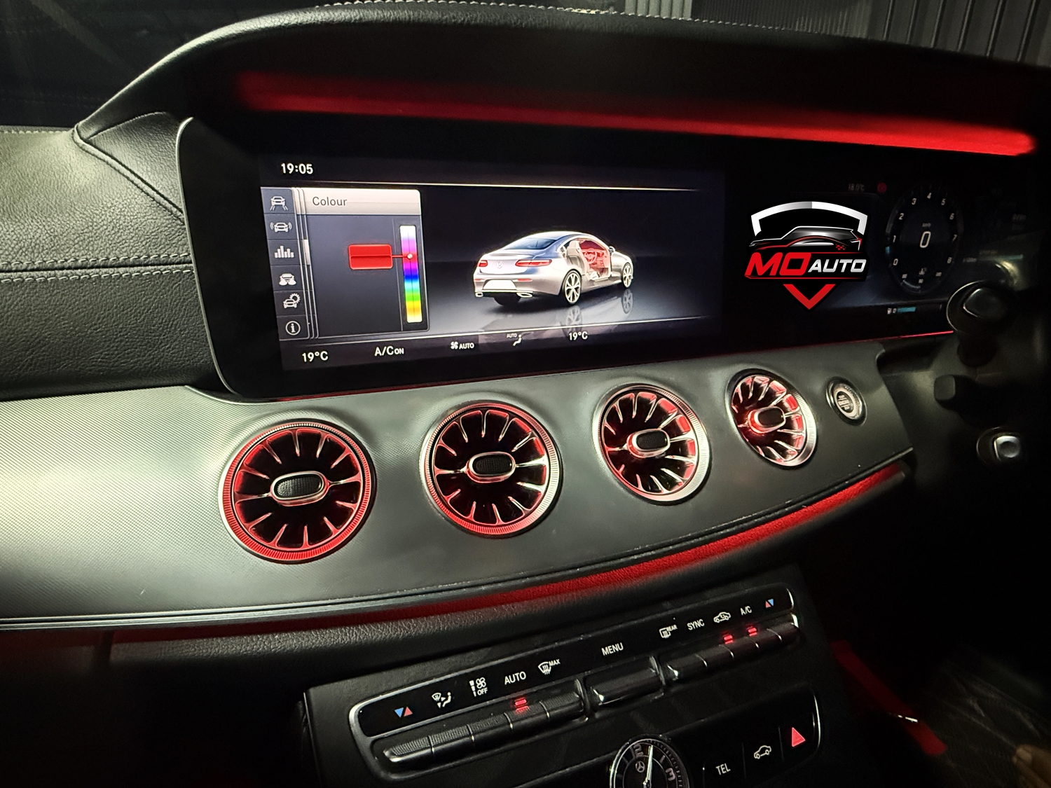 ไฟช่องแอร์ E-Coupe W238 AMBIENT LIGHT AIR VENT