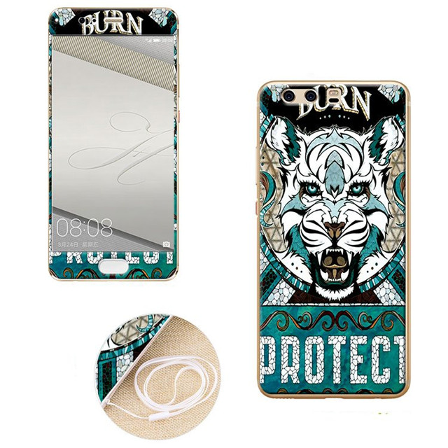 Case Huawei P10 / Pre-orde * เคส TPU ลายการ์ตูนน่ารักๆ + กระจกนิรภัย *