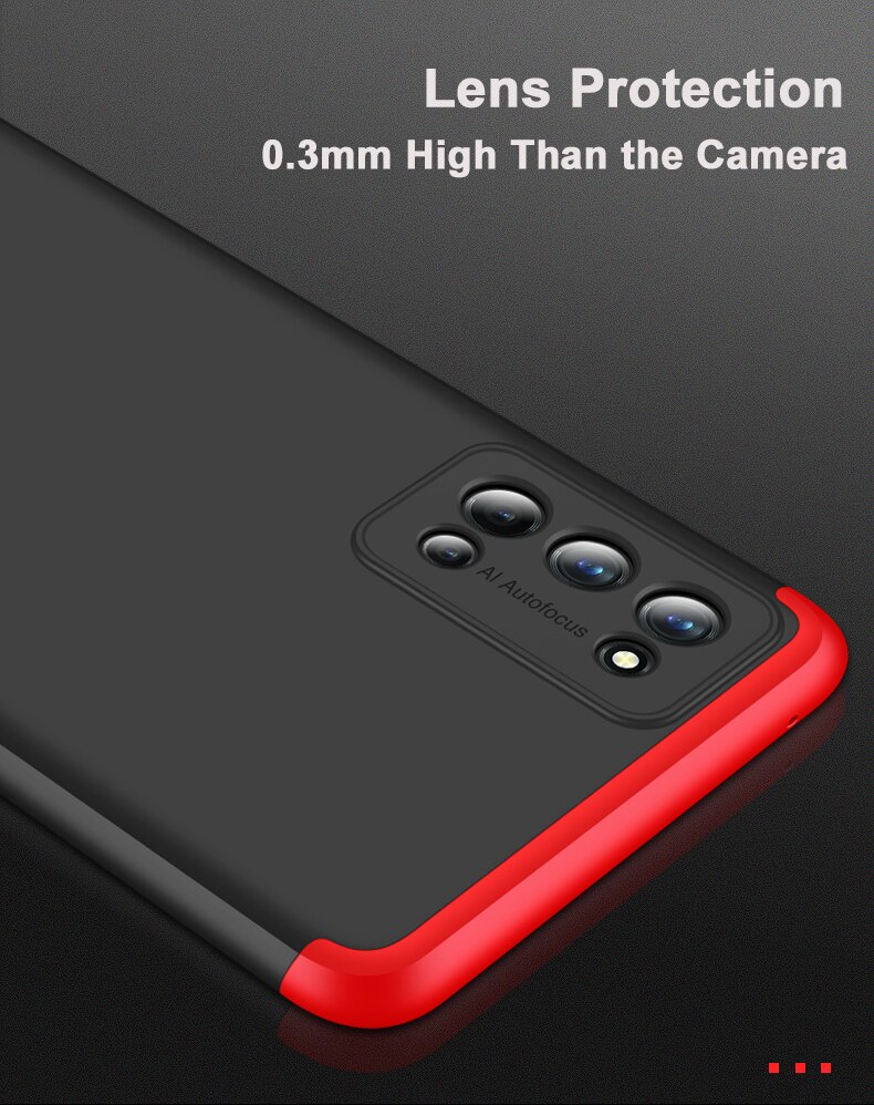 Case Realme 7 Pro / Pre-Order * GKK 3 IN 1เคสแข็งไฮบริดพีซี 360 ป้องกันตัวเต็มปกหลัง *