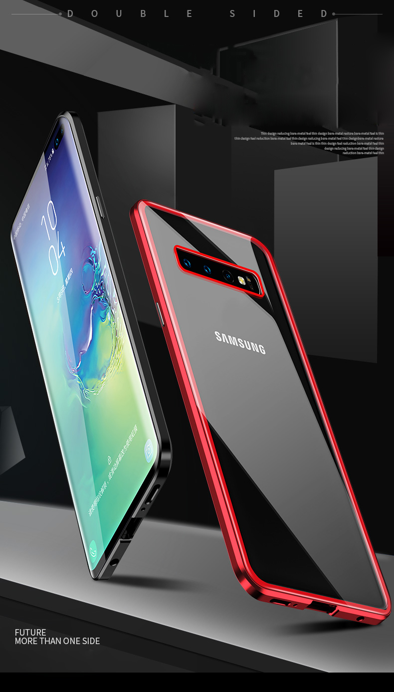 Case Samsung Galaxy S10 / Pre-Order * เคสกระจกด้านหน้า + หลังและกรอบโลหะเคสนี้ให้การปกป้องที่ครอบคลุม 360 องศา *