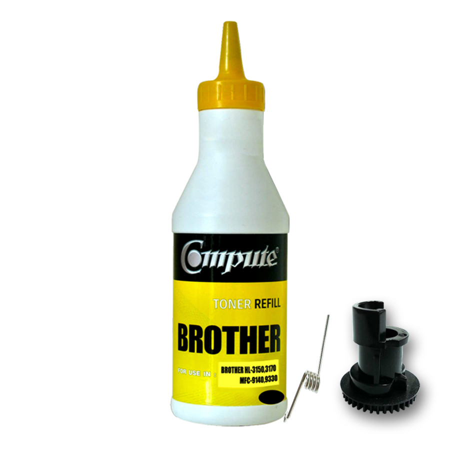 ผงหมึก+เฟือง BROTHER TN261/TN265BK คอมพิวท์ Refill Toner (Black)