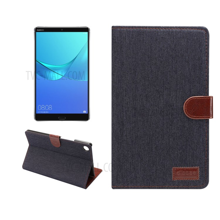 Case Huawei MediaPad M5 / Pre-Order * เคสผิวผ้ายีนส์ หนัง PU ฟังก์ชั่นอัจฉริยะปลุกและนอนหลับ *