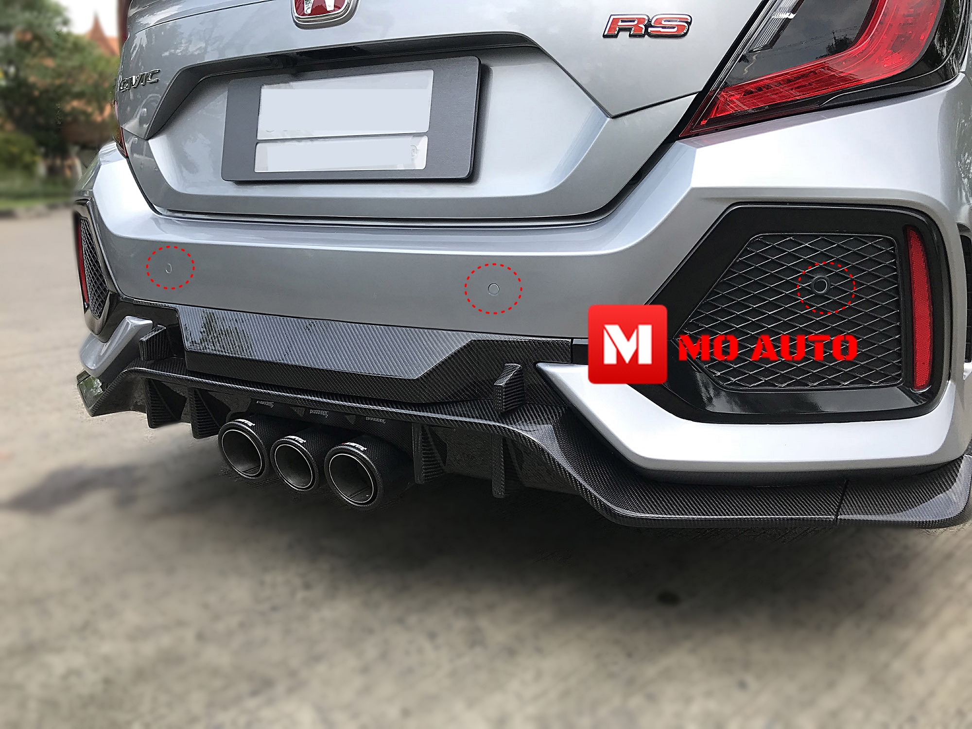 เซ็นเซอร์ถอยหลัง 4 จุด แบบยุโรป CIVIC FC / FK