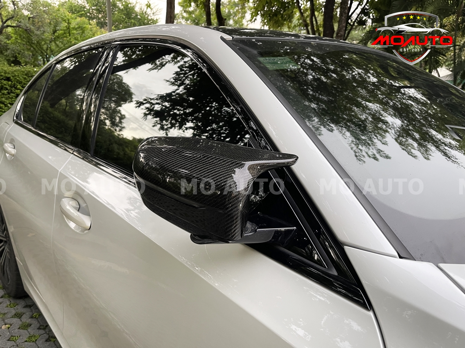 ฝากระจกมองข้างคาร์บอนแท้ ทรง M5 BMW G20