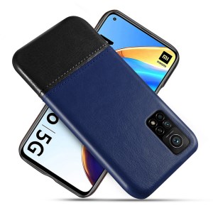 Case Xiaomi Mi 10T Pro 5G / Pre-order * KSQ 2 -สี Splicing หนัง PU เคลือบ PC ปกคลุม *