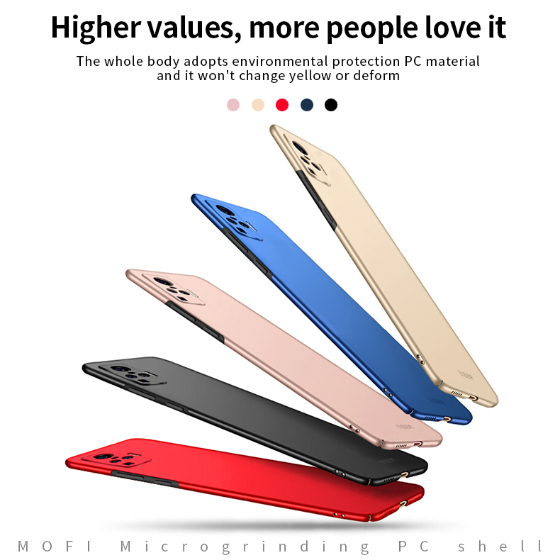 Case Vivo X50 Pro / Pre-Order * MOFI Shield Slim Frosted Hard PC *