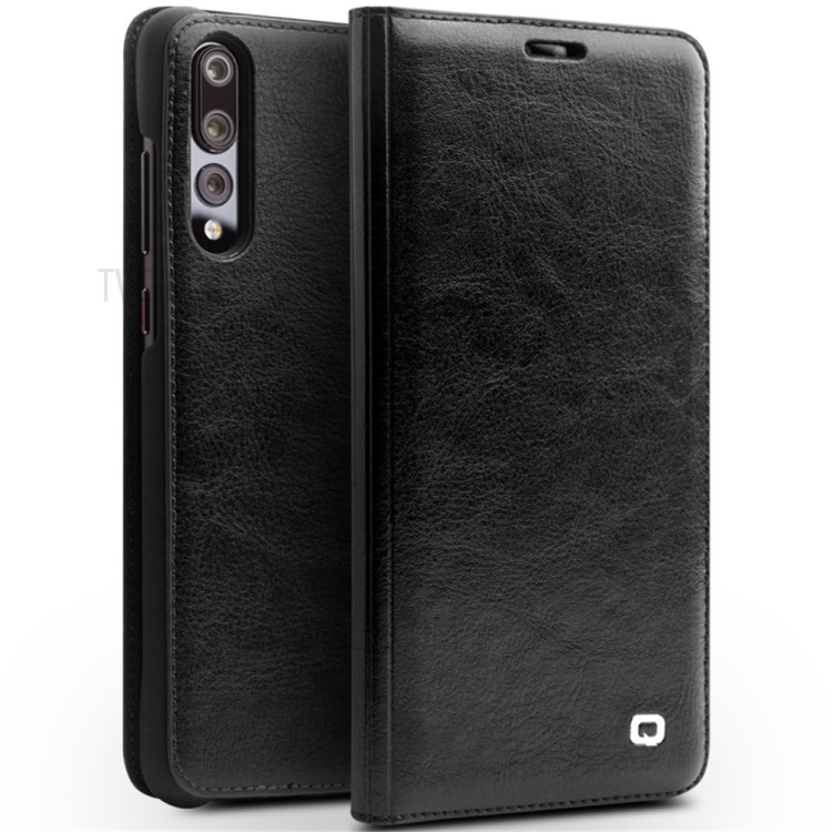 Case Huawei P20 Pro / Pre-order * QIALINO เคสใส่บัตรหนังแท้แบบคลาสสิก Slim Mobile Shell Cover *