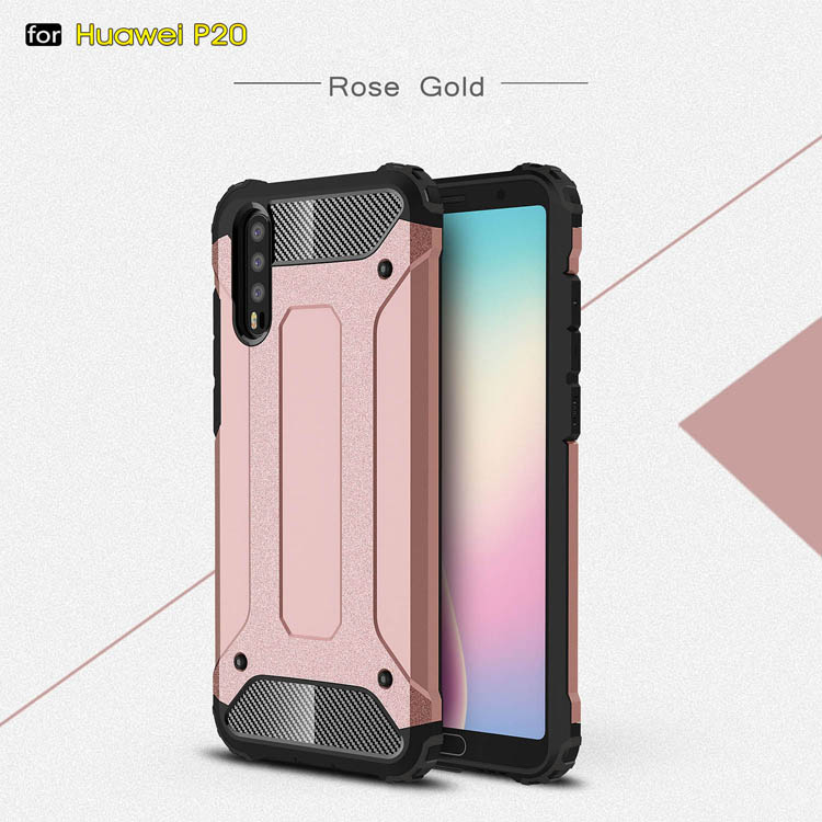 Case Huawei P20 / Pre-order * เคส TPU Combo ไฮบริด TPU และวัสดุพลาสติก *