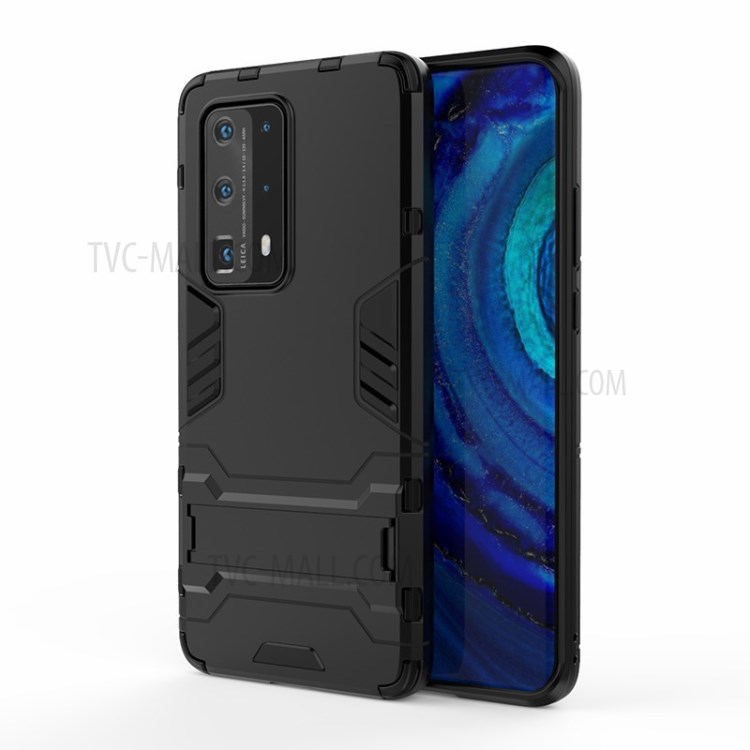 Case Huawei P40 Pro+ / Pre-order * เคสพลาสติก + ปก TPU พร้อมขาตั้ง วัสดุ TPU และพลาสติกแบบไฮบริด *
