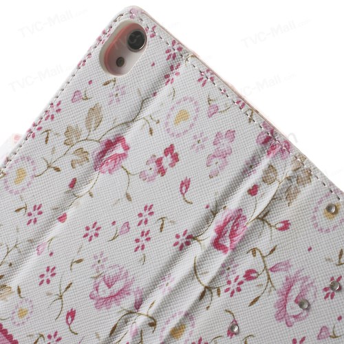 Case Huawei P7 / Pre-order * หนัง PU และ TPU วัสดุ ดอกกุหลาบลูกไม้รูปแบบการปักดอกไม้ฝังด้วย rhinestones เงา *