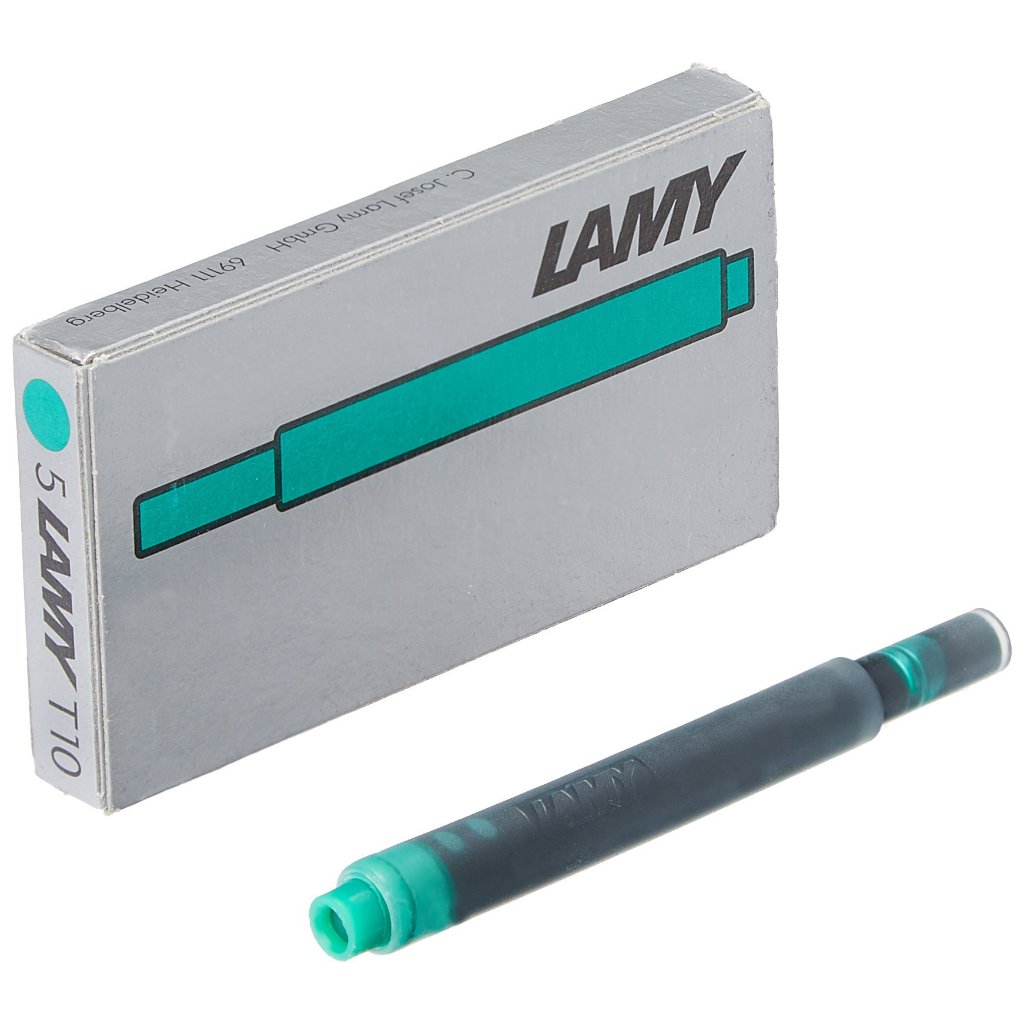 LAMY T10 Green Ink Cartridges