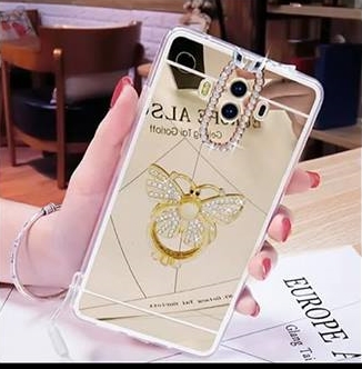 Case Huawei Mate 9 Pro / Pre-order * เคสTpu ซิลิโคนหรูหราใหม่ + ขาตั้งแหวน กระจก *