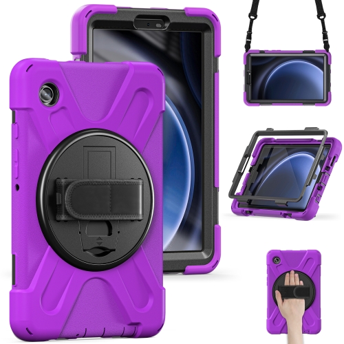 Case Samsung Galaxy Tab A9 + # Pre-order * Case PC+ซิลิโคนขาตั้งแท็บเล็ตพร้อมสายคล้องมือ/สายคล้องไหล่ *