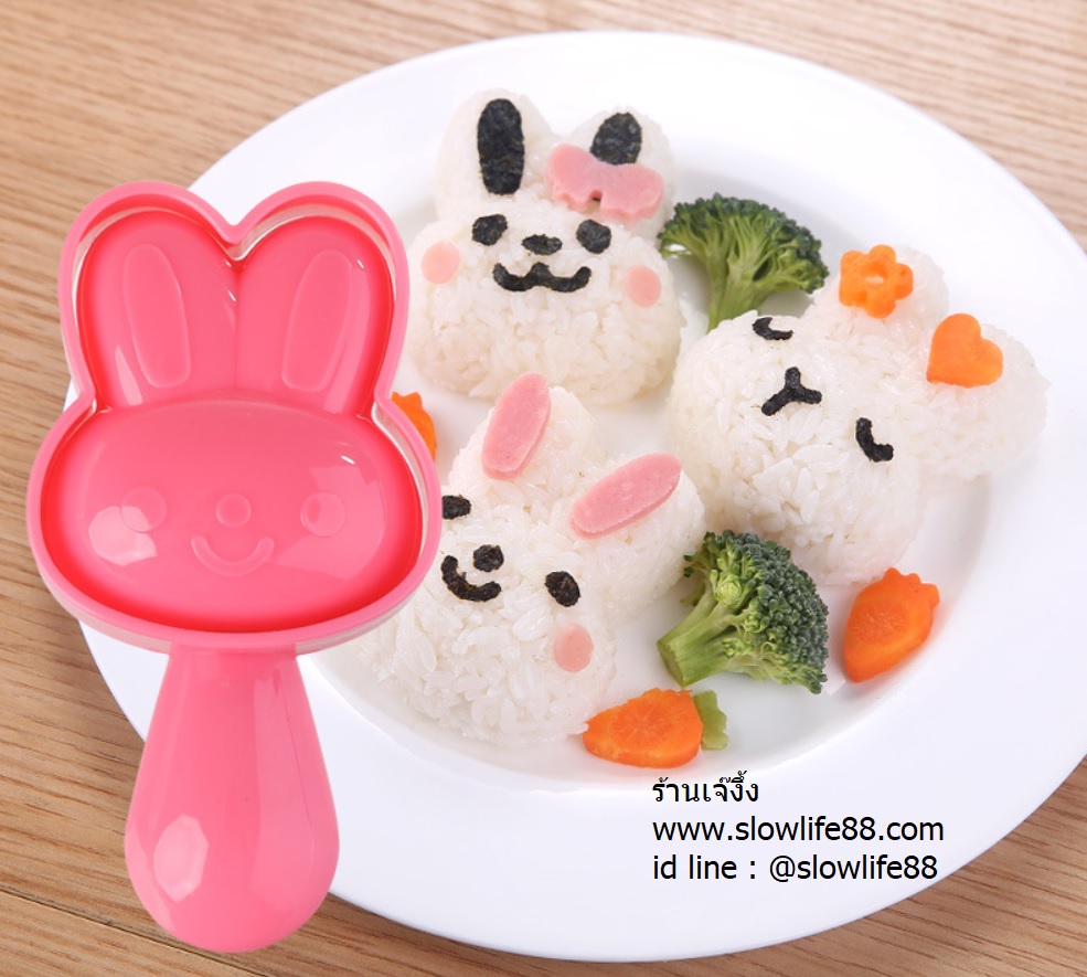 BT021 ชุดทำข้าวปั้นชุด กระต่าย ชวนน้องๆ ทำกับข้าว
