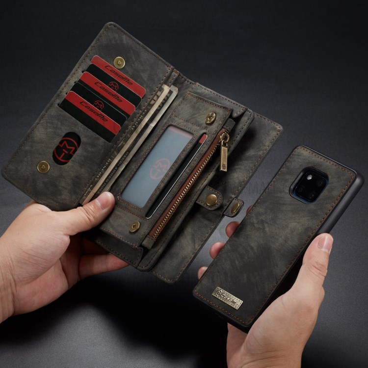 Case Huawei Mate 20 Pro / Pre-order * CASEME ปกหนังแยกกระเป๋าซิปอเนกประสงค์ 2-in-1 สไตล์ย้อนยุค *