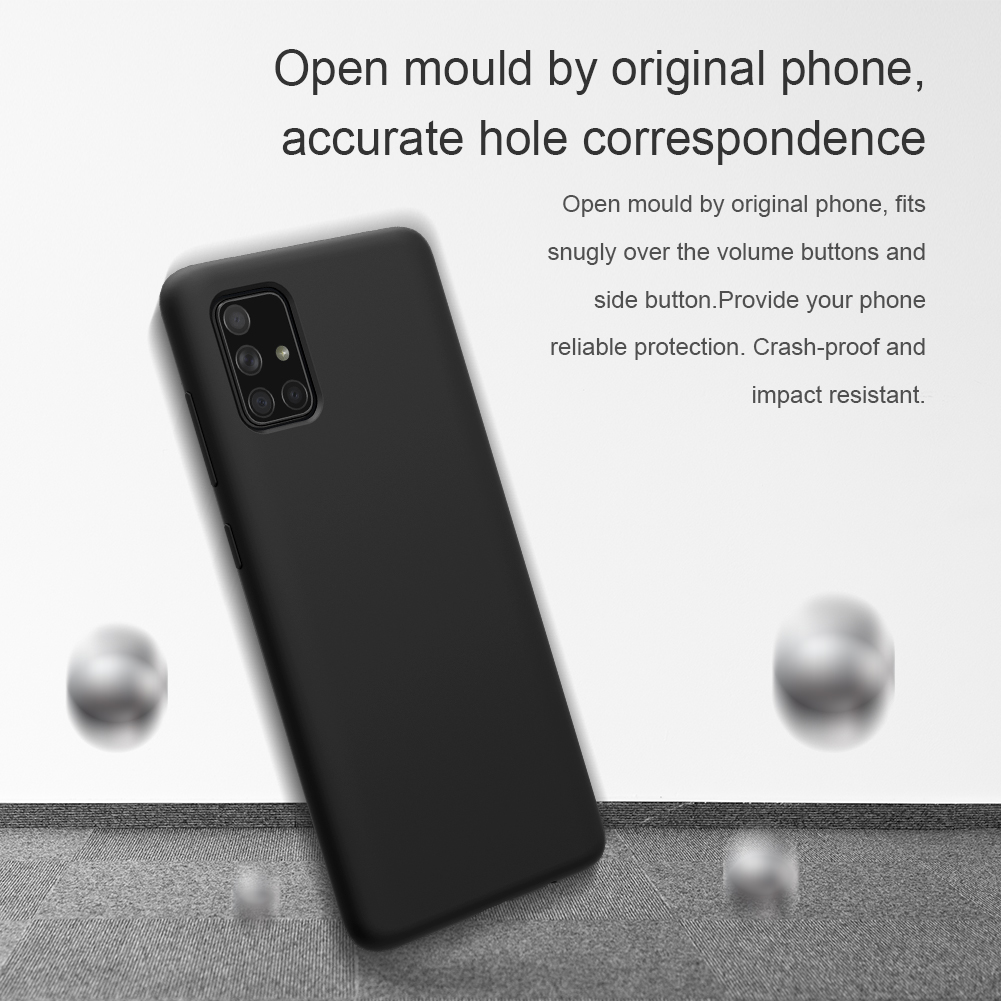 Case Samsung Galaxy A71 / Pre-order * NILLKIN Flex เพียวซีรี่ส์เหลวซิลิโคน ผิวสัมผัสที่นุ่มลื่นรู้สึกดีอยู่ในมือ *