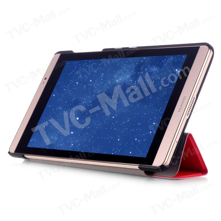 Case Huawei MediaPad M2 8.0 / Pre-order * ผิวลิ้นจี่ 3-พับ*