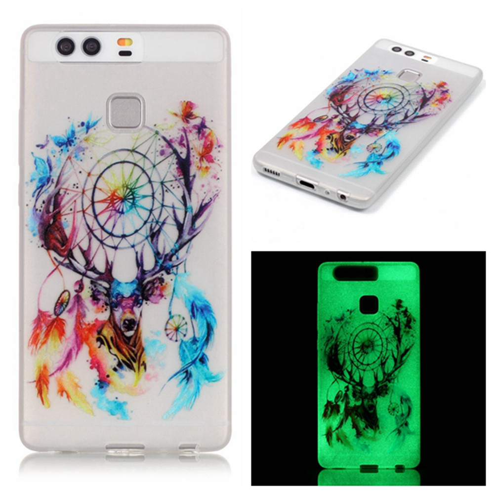 Case Huawei P9 / Pre-order * เคสส่องสว่าง เรืองแสงในที่มืด TPU *