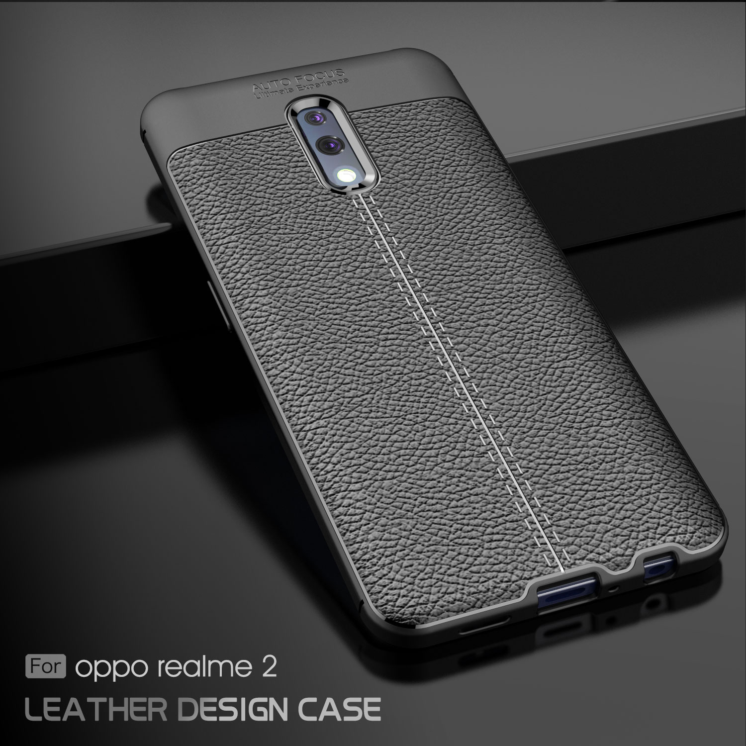 Case OPPO Reno / Pre-order * เคส TPU พื้นผิวลิ้นจี่ *