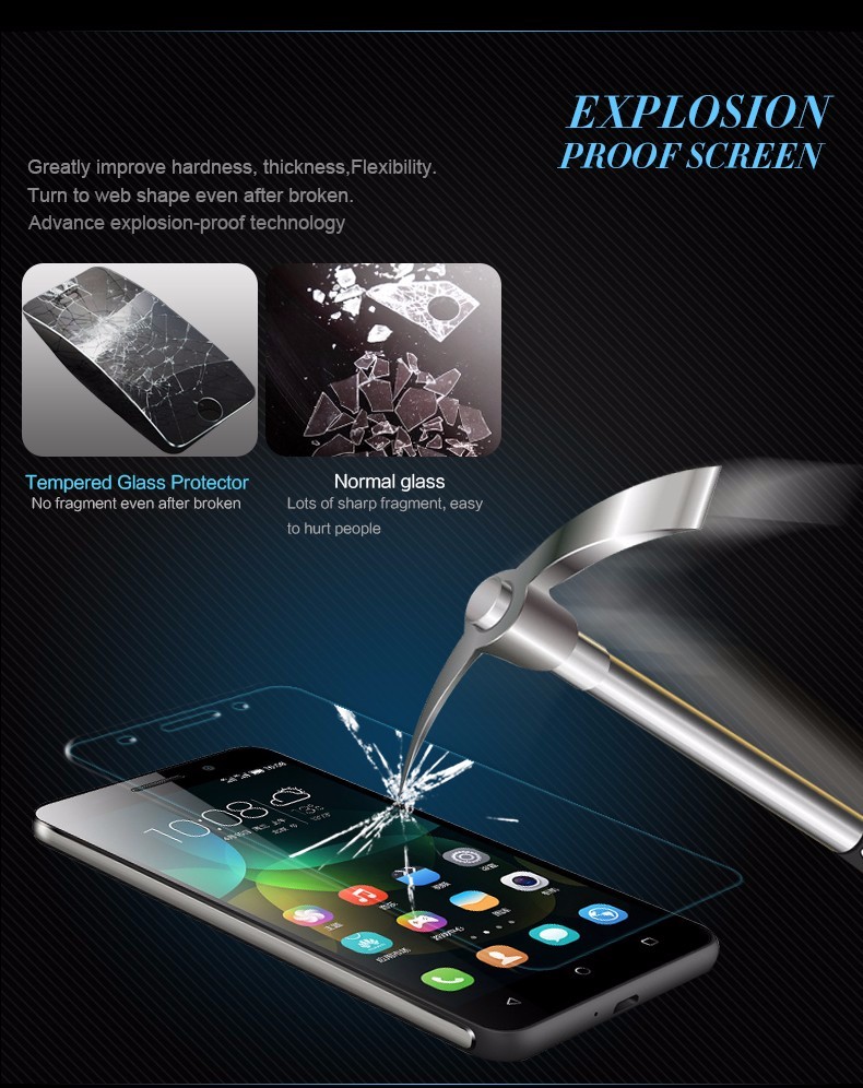 กระจกนิรภัย Huawei GR 5 / Pre-Order * บางพิเศษประมาณ 0.2 มิลลิเมตรทนทานเป็นพิเศษ *