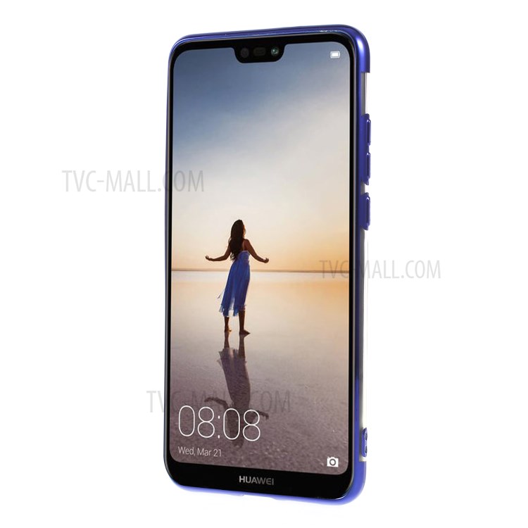 Case Huawei P20 / Pre-order * CAFELE TPU Case ชุบไฟฟ้าบนขอบ, cutouts และปุ่มเงามันวาว *