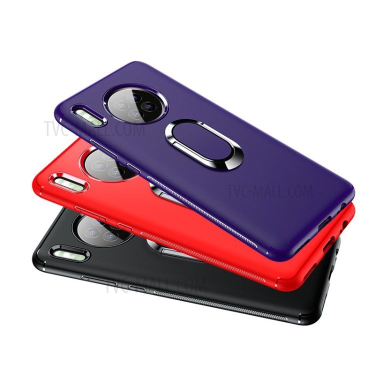 Case Huawei Mate 30 / Pre-order * เคส TPU แหวนนิ้วขาเคลือบ นำเข้าวัสดุเยอร์ไบเออร์ นำมาใช้ *