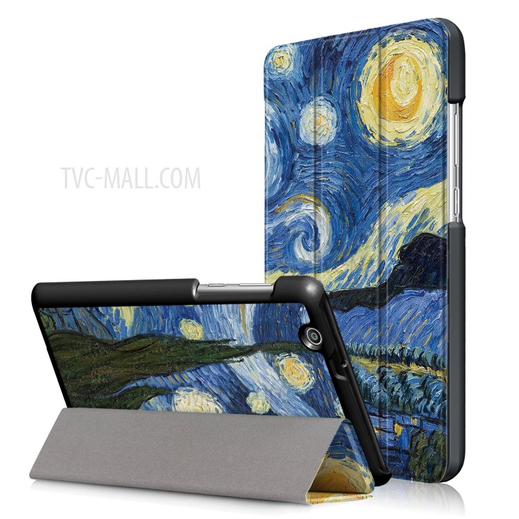 Case Huawei MediaPad T3 7' 3G / Pre-order * เคสลวดลาย 3-พับ ฝาพับสามพับสามารถพับเก็บเป็นขายึดได้ *