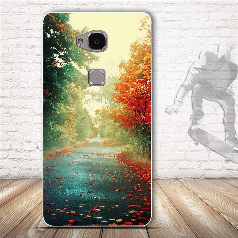 Case Huawei GR 5 / Pre-order * เคสTPU พิมพ์ลาย สีสันสดใส *