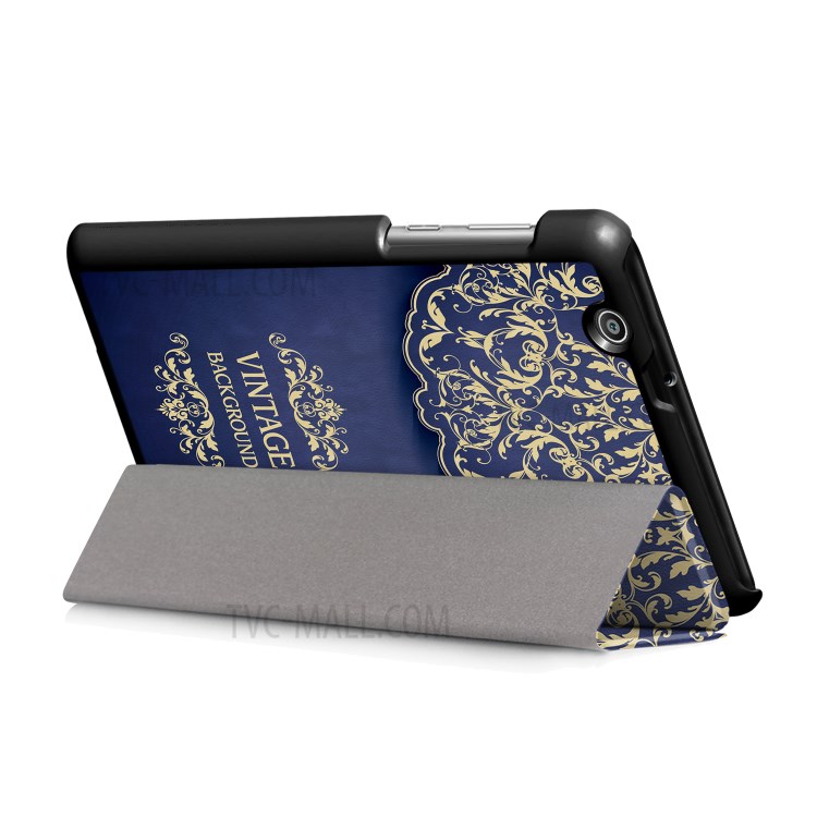 Case Huawei MediaPad T3 7' 3G / Pre-order * เคสลวดลาย 3-พับ ฝาพับสามพับสามารถพับเก็บเป็นขายึดได้ *