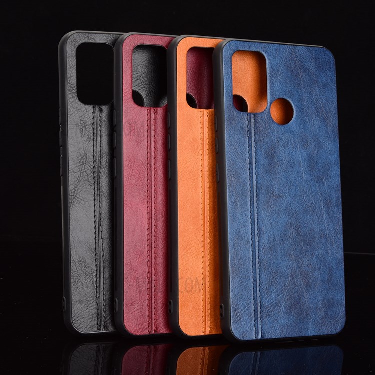 Case Realme C17/Realme 7i # Pre-Order * เคส PC เคลือบหนัง PU + เคส TPU Hybrid *