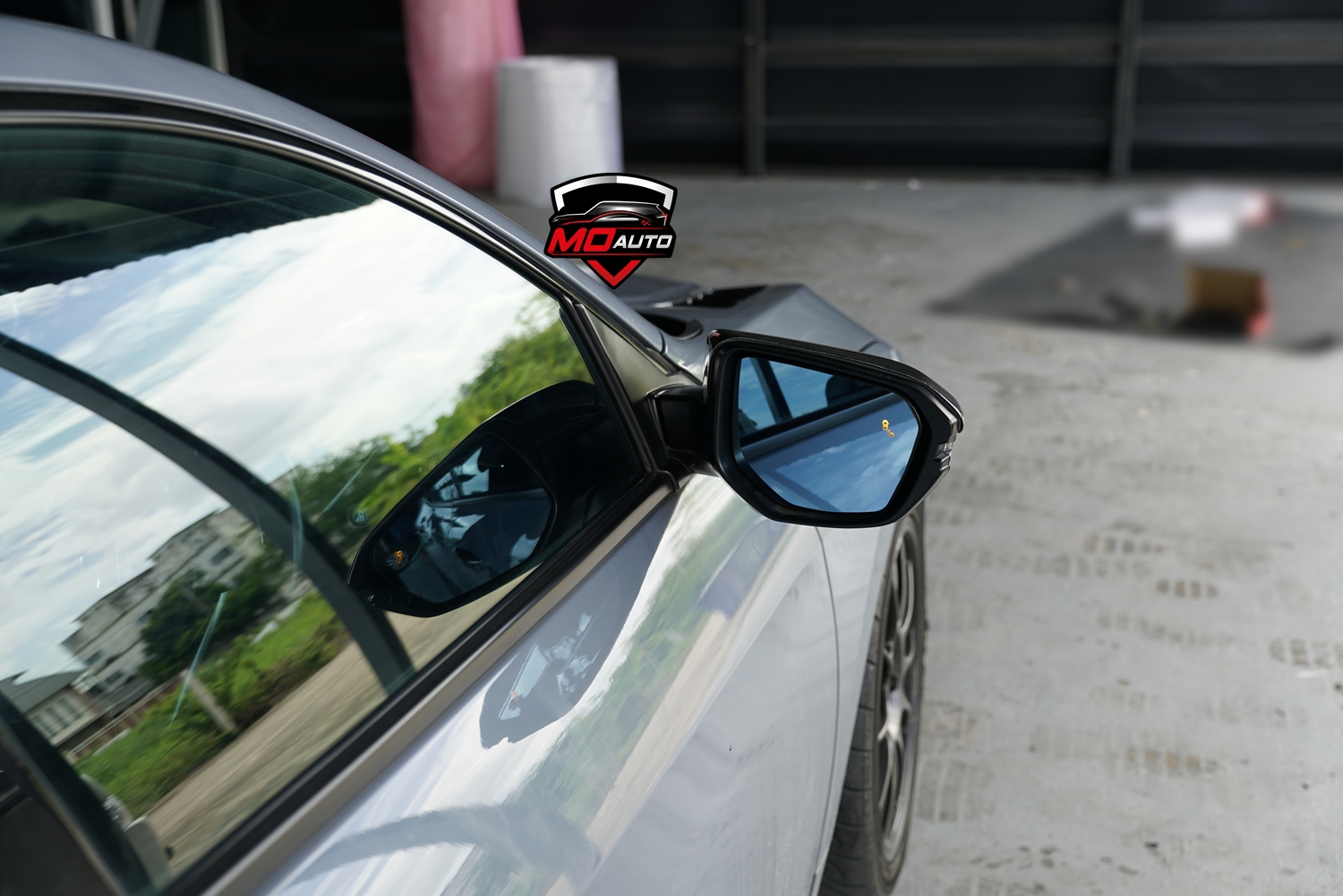 ชุดระบบช่วยเตือนมุมอับสายตาที่กระจกมองข้าง V1 (Blind Spot Monitor) CIVIC FK / FK MC