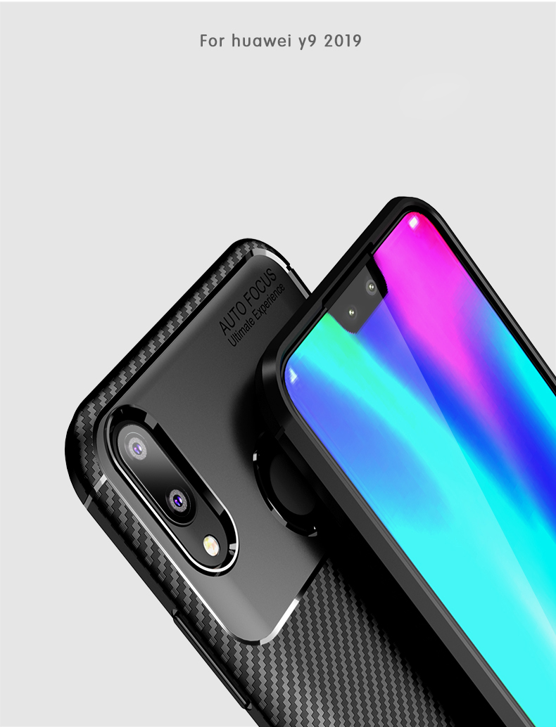 Case Huawei Y9 2019 / Pre-orde * เคสคาร์บอนไฟเบอร์ ดูดีและรู้สึกสะดวกสบายในมือของคุณ *