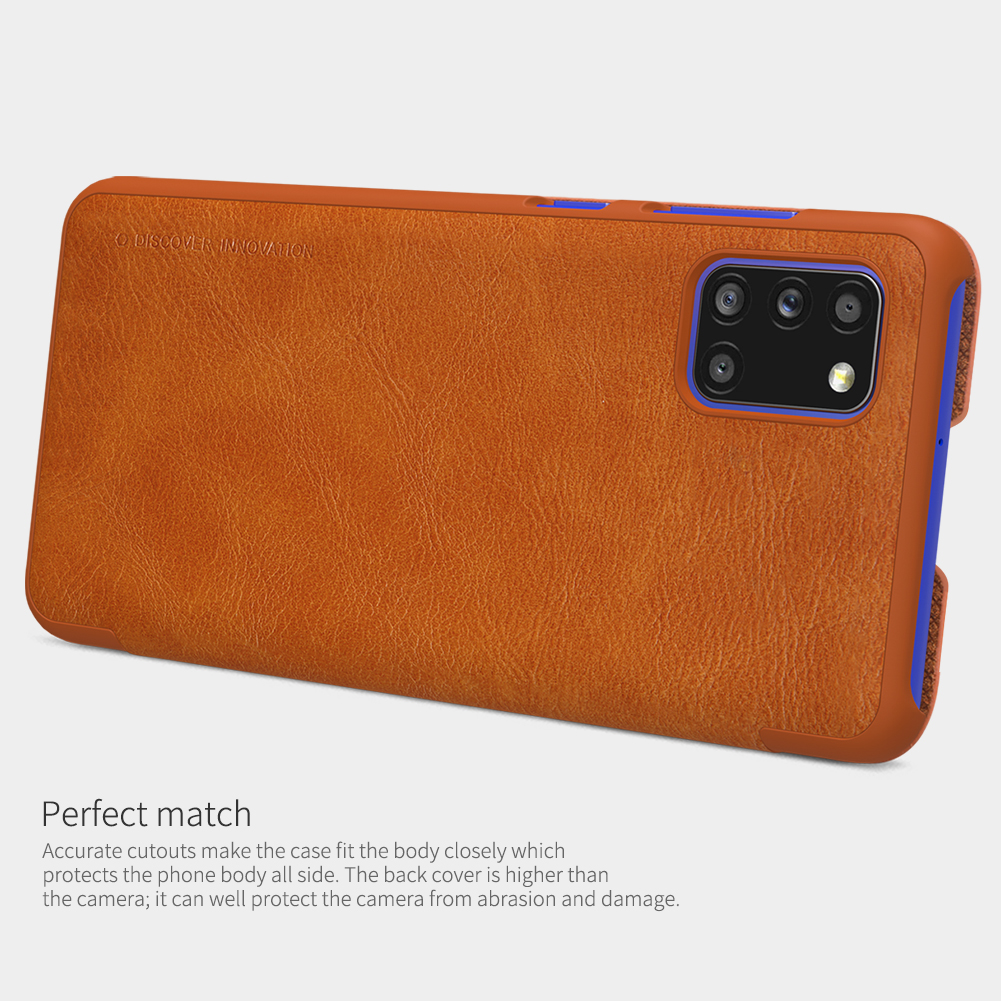 Case Samsung Galaxy A31 / Pre-Order * NILLKIN Qin Series หนัง PU พรีเมี่ยมเคสหนังสร้างสไตล์โนเบิลและบารอนใหม่ *