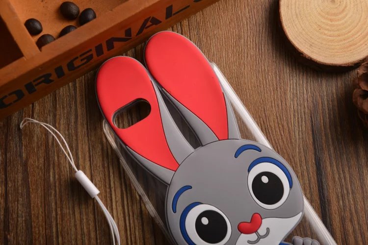 Case Huawei G-Play Mini / Pre-order * การ์ตูน3D จูดี้เคสกระต่ายซิลิโคน พร้อมสายคล้องคอ *