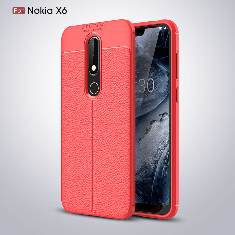 Case Nokia 6.1 Plus / Pre-order * เนื้อลิ้นจี่ TPU เคส TPU *