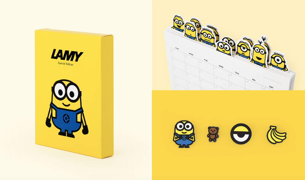 LAMY X Minions Limited Edition Yellow Fountain Pen Big set