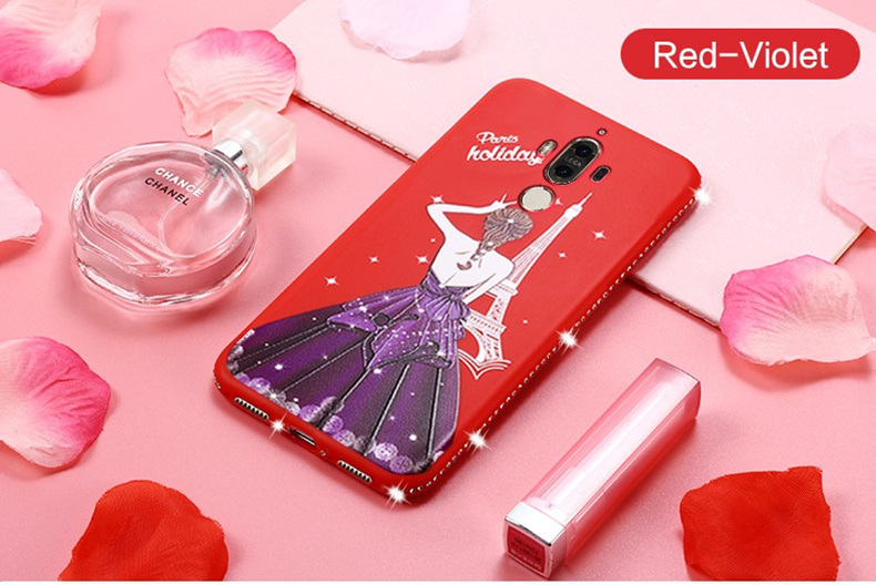 Case Huawei Mate 9 / Pre-order * 3D เพชร TPU ซิลิโคนอ่อนนุ่ม *