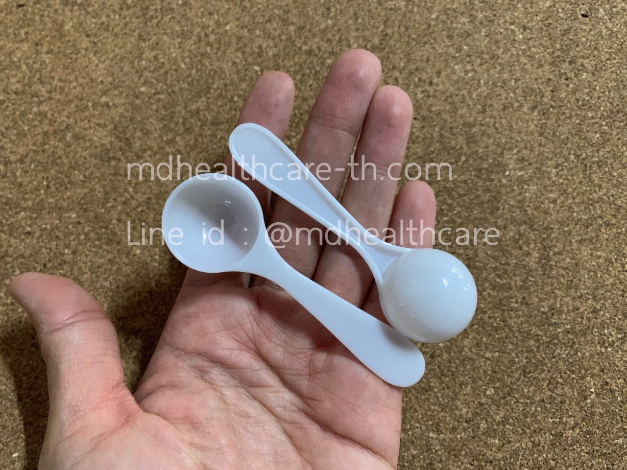 ช้อนตวง2กรัม/4ml.(cc.) ยาว 8cm