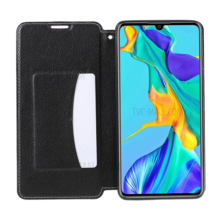 Case Huawei P30 Pro / Pre-Order * เคส PU ปกหนังโทรศัพท์อัตโนมัติดูดพร้อมขาตั้ง *