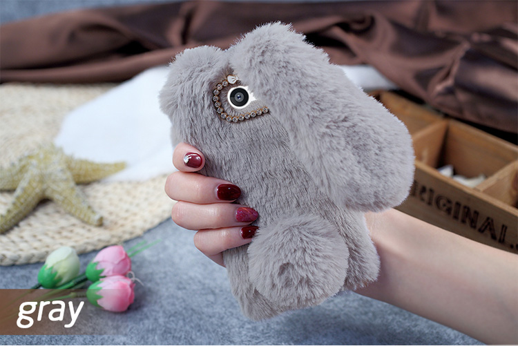 Case Huawei Y5ii / Pre-order * ตุ๊กตากระต่ายรูปขนสัตว์ TPU *