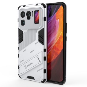 Case Xiaomi Mi 11 Ultra 5G # Pre-Order * เคส Kickstand Design Anti-Drop PC + TPU เคสโทรศัพท์ไฮบริด *