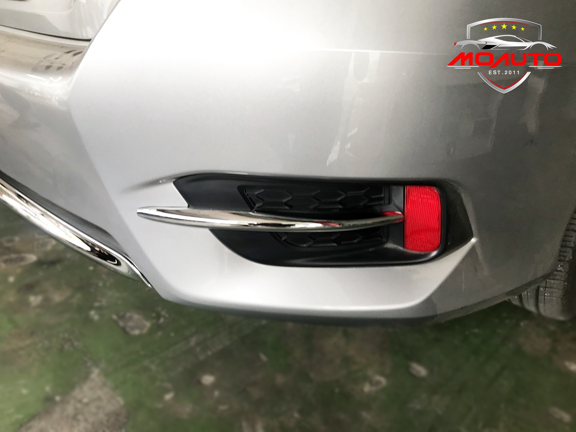 คิ้วฝาครอบไฟตัดหมอกโครเมียมหน้า หลัง CIVIC FC