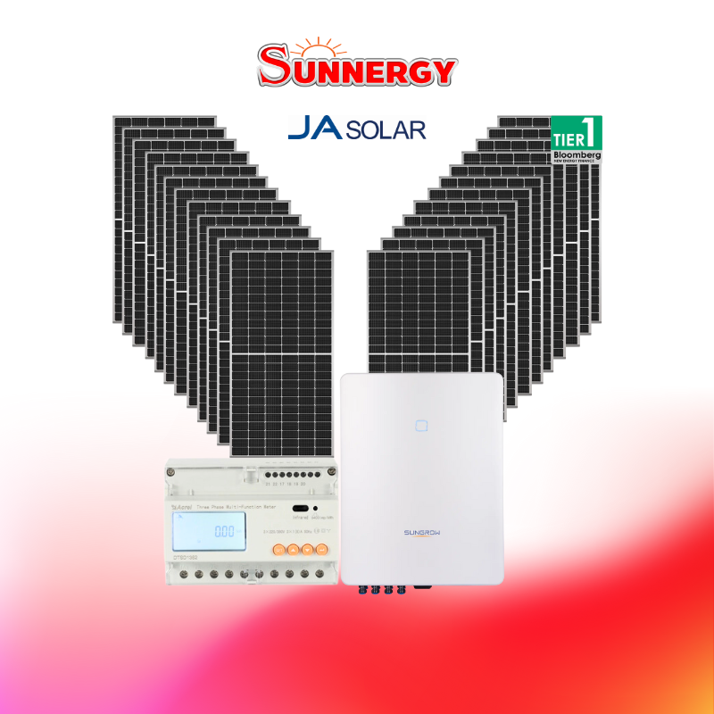 ชุดโซลาร์เซลล์ระบบออนกริด Sungrow ขนาด 15KW 3PH
